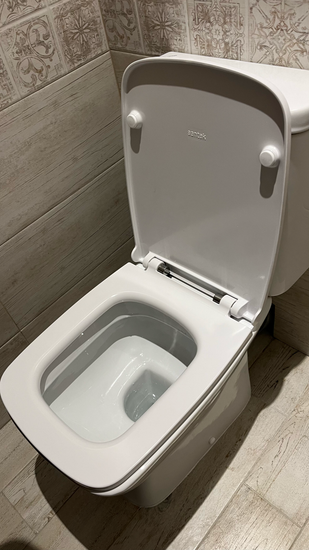 Установка напольного унитаза