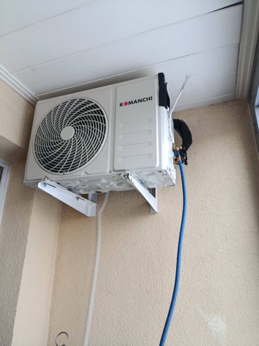 Установка внешнего блока