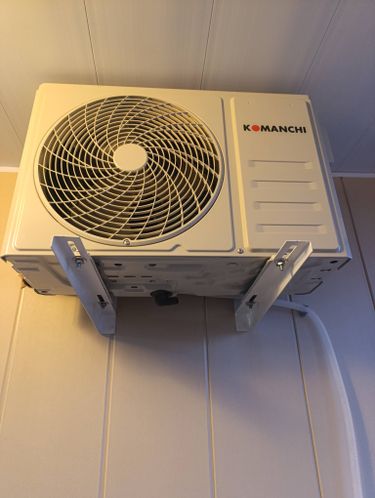 Установка сплит системы 7-9 kBTU (одноэтапный монтаж)