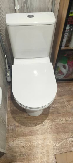 Установка напольного унитаза