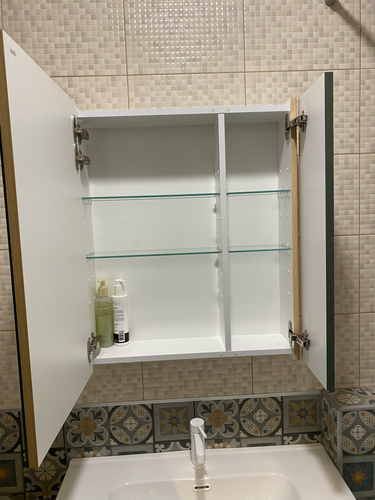 Установка комплекта: пенал + тумба +раковина + смеситель + зеркало