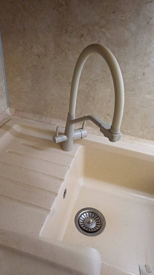 Установка смесителя (на готовые коммуникации)