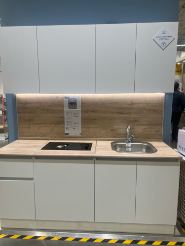 Сборка и установка кухонного каркаса Замена фасадов Выпил под мойку или варочную панель