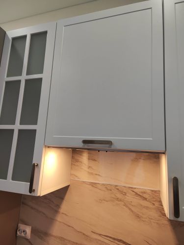 Сборка и установка кухонного каркаса с заказными фасадами Замена фасадов Демонтаж ящика кухонного гарнитура с сохранением