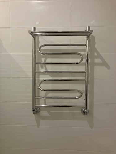 Монтаж водяного полотенцесушителя на готовую подводку (без подгонки)