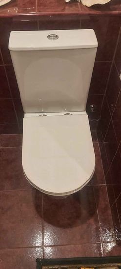 Установлено новое сантехническое оборудование, подключено к водопроводу и канализации, проверена герметичность соединений, выполнена регулировка бачка, произведена уборка рабочего места.