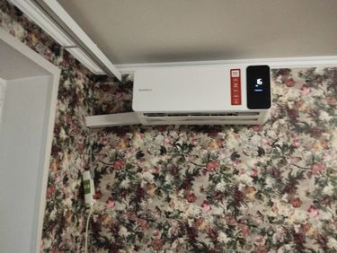 Установка сплит системы 7-9 kBTU (одноэтапный монтаж)