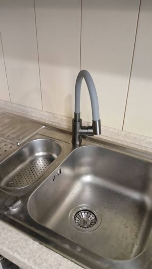 Установка/замена гибкой подводки Кухни