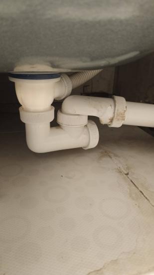 Устранение течи в доступном месте