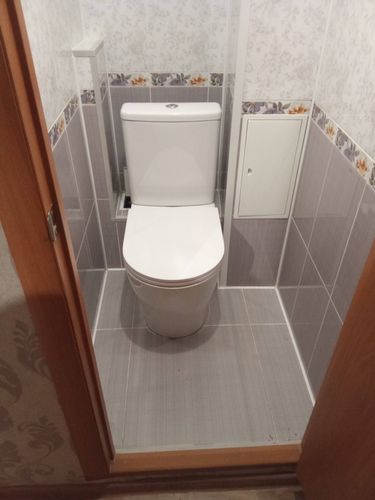 Установка напольного унитаза