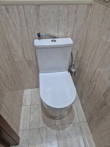 Установка напольного унитаза