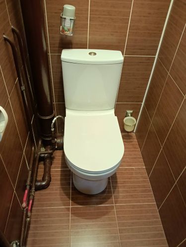 Установка напольного унитаза