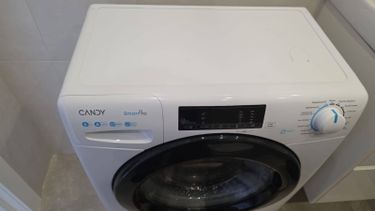 Установка отдельностоящей стиральной машины с подключением