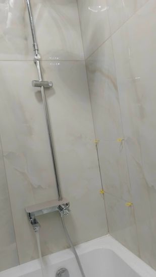 Установка смесителя (на готовые коммуникации)