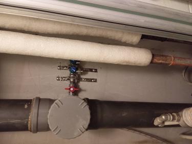 Монтаж модульного коллектора Монтаж вентиля