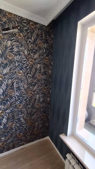 Поклейка флизелиновых /виниловых обоев свыше 40 кв.м