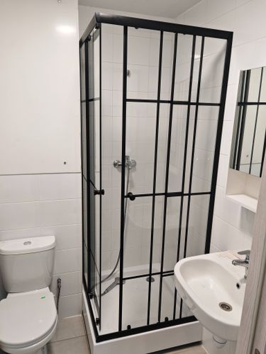 Установка отдельностоящей стиральной машины с подключением