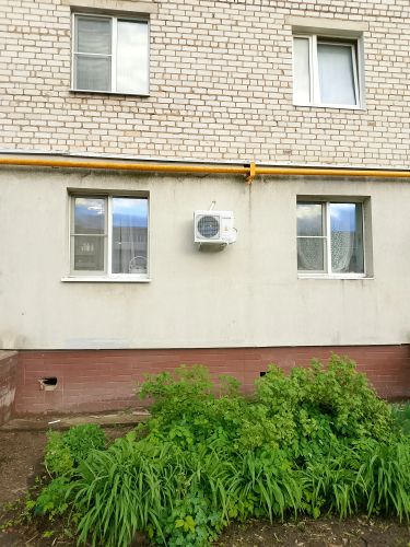 Установка сплит системы 7-9 kBTU (одноэтапный монтаж)