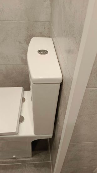 Установка напольного унитаза