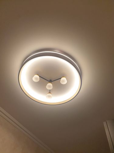 Установка люстры в сборке