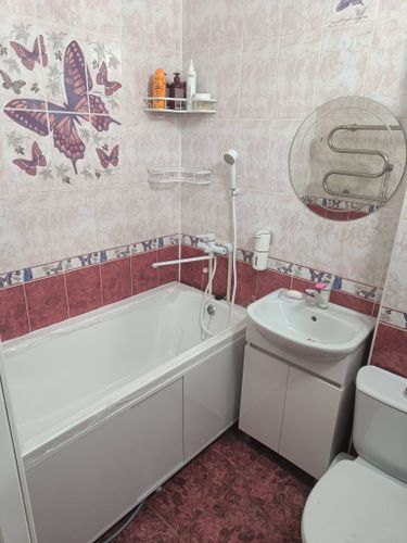 Установка смесителя (на готовые коммуникации)