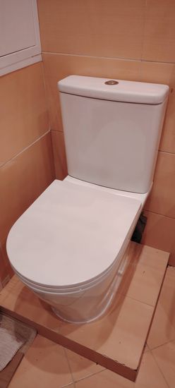 Установка напольного унитаза