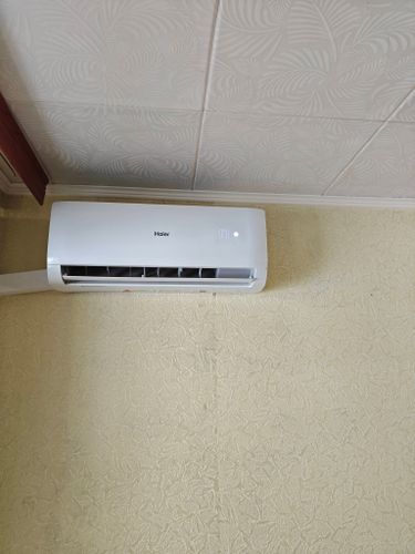 Установка сплит системы 7-9 kBTU (одноэтапный монтаж)