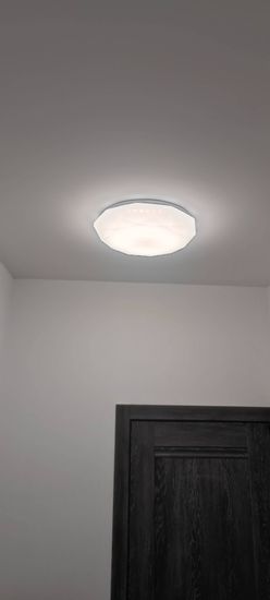 Установка люстры в сборке