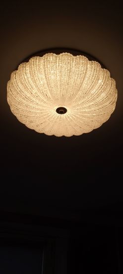 Установлено новое световое устройство на потолке, подключены провода, проверена работа, закреплено крепление, обеспечена надежность конструкции, произведена проверка освещения.