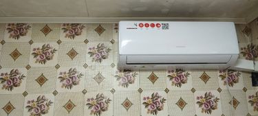 Установка сплит системы 7-9 kBTU (одноэтапный монтаж)