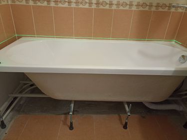 Установка акриловой/стальной ванны