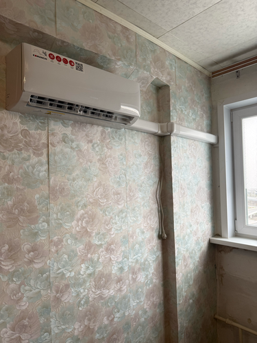 Установка сплит системы 7-9 kBTU (одноэтапный монтаж)