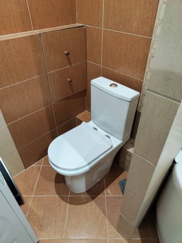 Установка напольного унитаза