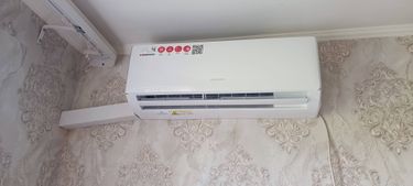 Установка сплит системы 7-9 kBTU (одноэтапный монтаж)