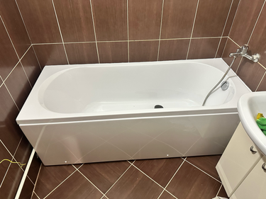 Установка акриловой/стальной ванны