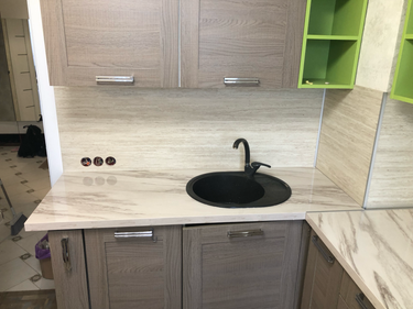 Установка столешницы ДСП Установка стеновой панели МДФ/ДСП Установка и подключение врезной мойки