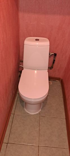 Установка напольного унитаза