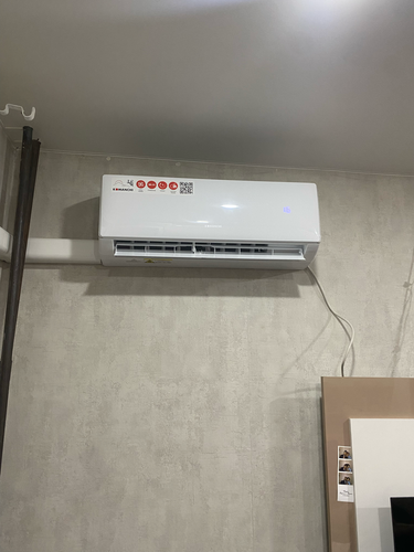 Установка сплит системы 7-9 kBTU (одноэтапный монтаж)