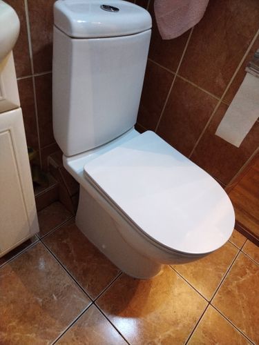 Установка напольного унитаза