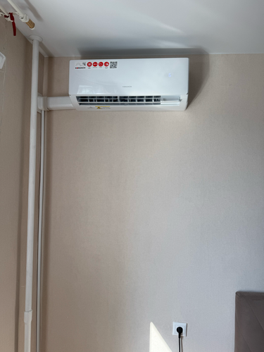 Установка сплит системы 7-9 kBTU (одноэтапный монтаж)