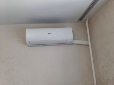 Установка сплит системы 7-9 kBTU (одноэтапный монтаж)