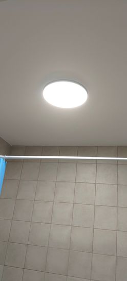 Установка люстры в сборке