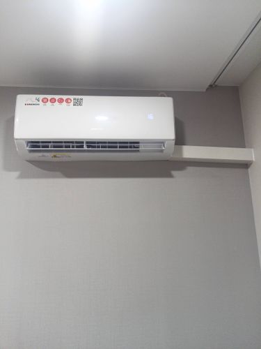 Установка сплит системы 7-9 kBTU (одноэтапный монтаж)