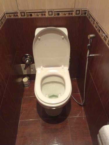 Установлено новое сантехническое оборудование, произведено подключение к водопроводу и канализации, выполнена герметизация стыков, проверена функциональность системы.