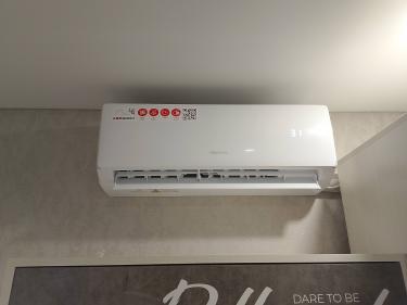 Установка сплит системы 7-9 kBTU (одноэтапный монтаж)