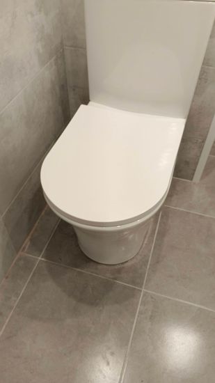 Установка напольного унитаза