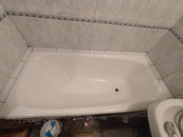 Реставрация ванны эмалью/жидким акрилом
