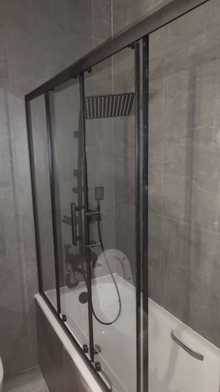 Установка ширмы на ванну шириной свыше 111 см