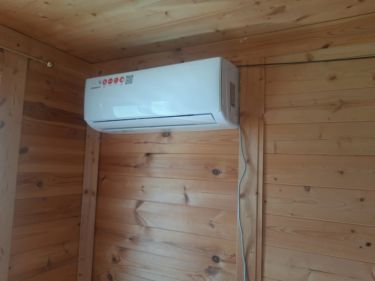 Установка сплит системы 7-9 kBTU (одноэтапный монтаж)
