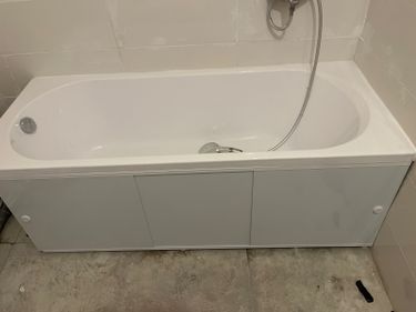 Установка акриловой/стальной ванны